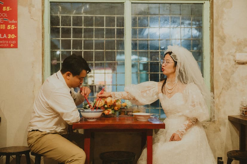 Dinner for two in a Songwat shophouse